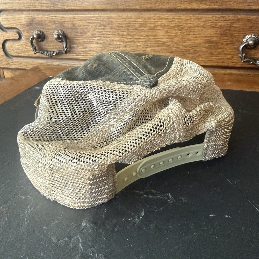 Vintage TNA Wrestling Trucker Hat Distressed Snapback Don West Personal Collect - Picture 3 of 10